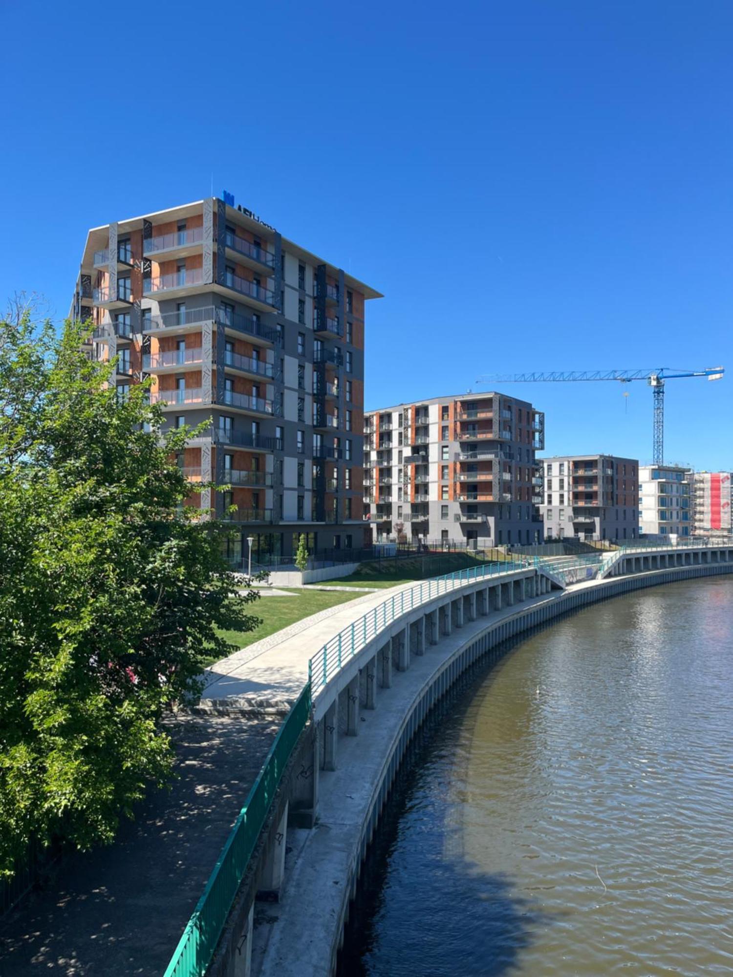 Jesionowe Apartamenty Nad Odra, Stare Miasto, Sauna W Jednym, Klimatyzacja , Garaz Podziemny 0 Zl, Odra River , Old Town, New Building, Air Conditioning, Sauna-One, Underground Garage Free ヴロツワフ エクステリア 写真